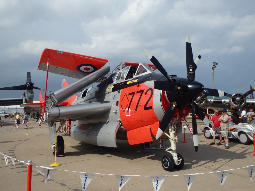 This is a Grumman S-2 Tracker, a rugged twin-engine carrier-based aircraft originally developed for the U.S. Navy for anti-submarine warfare. First flown in the early 1950s, the Tracker combined search sensors, weapons and a four-person crew in a single aircraft and was designed for demanding operations from aircraft carriers.