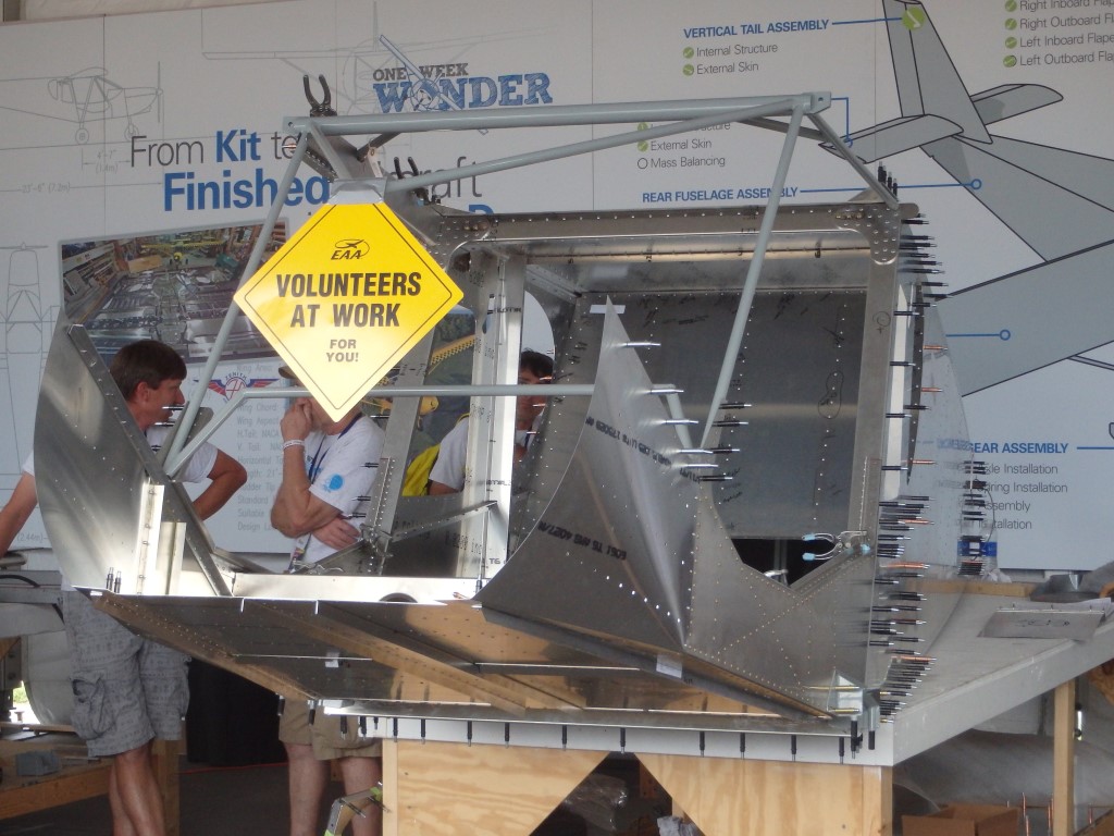 <centre>The fuselage is coming together and the firewall needs to be mounted before the Rotax 912 engine is ready to be hung.